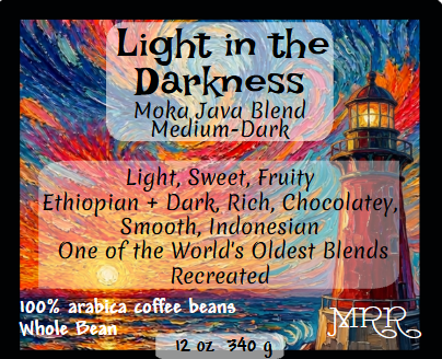 Light in the Darkness, Moka Java Blend, Medium-Dark Roast, 12oz-$18.00