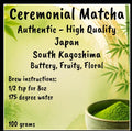 Ceremonial Grade Japanese Matcha, 100g, $30.00